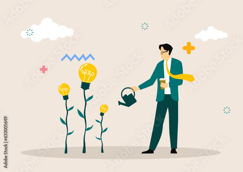 Business people, motivated employees working on successful career growth. Concept of business, career development, teamwotk, ambitions.