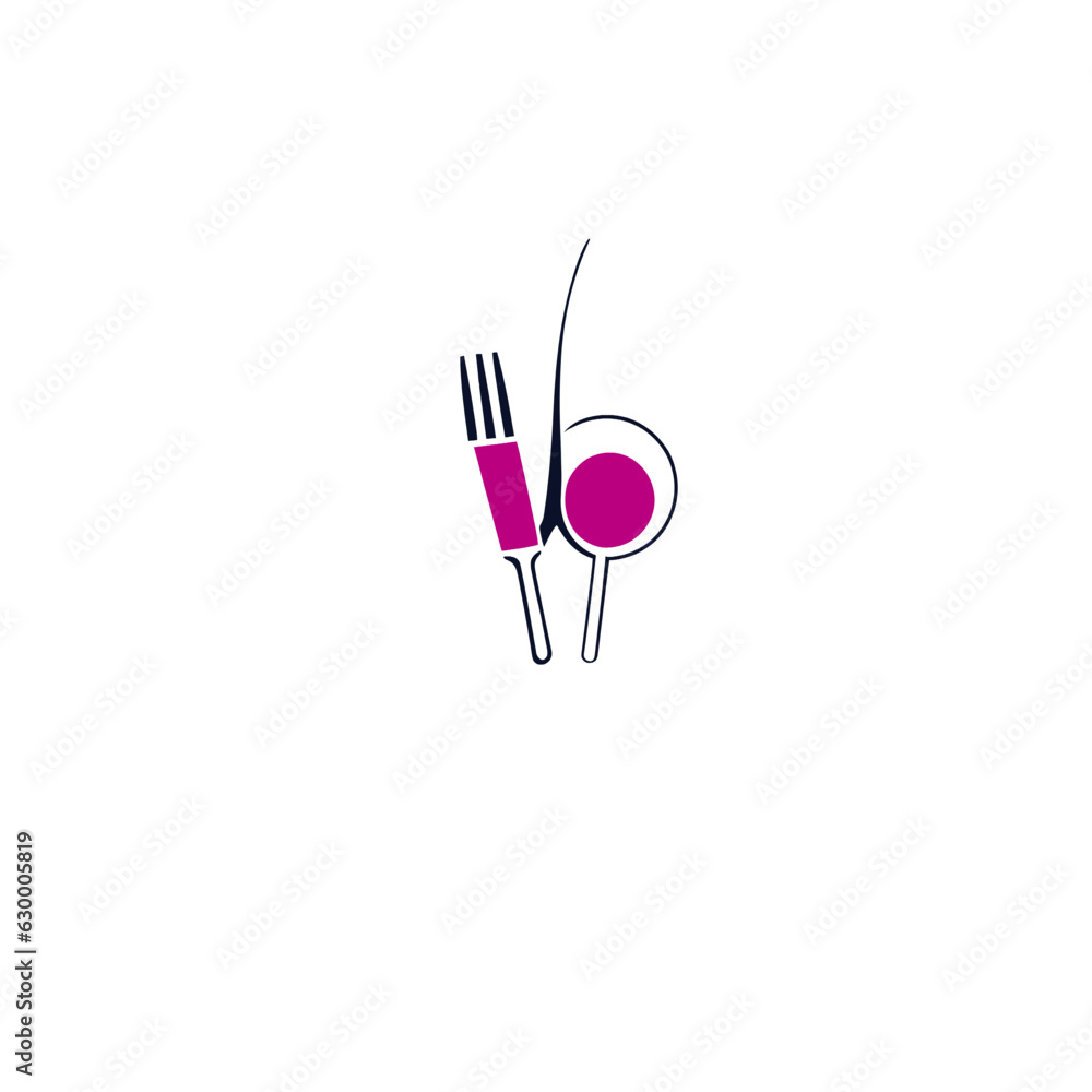 food restaurant logo symbol vector spoon and fork logo food restaurant logo symbol vector spoon and fork logo