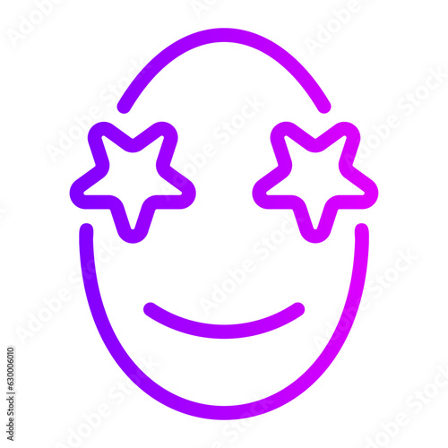 famous gradient icon