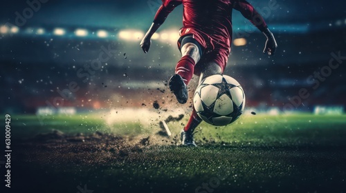 soccer ball in goal © Zain Graphics