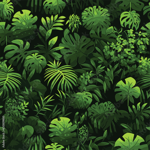Seamless Colorful Monstera Pattern. Seamless pattern of Monstera in colorful style. Add color to your digital project with our pattern!