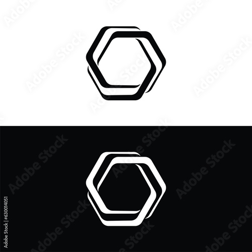 Circle vector logo template design . Circle silhouette illustration