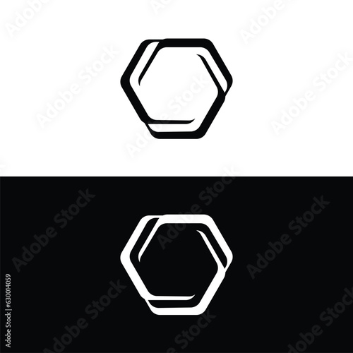 Circle vector logo template design . Circle silhouette illustration