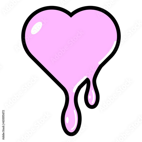 ポップなハート(ドロドロ)