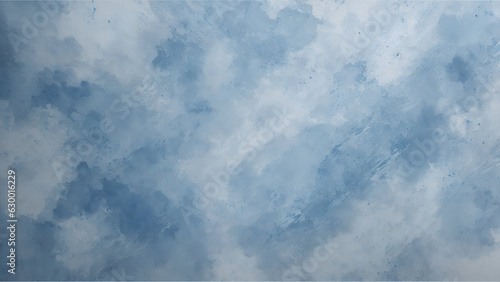 Summer wallpaper with a blue concrete stone texture for the background. Vintage tone of cement and sand wall. Light cyan color abstract concrete wall