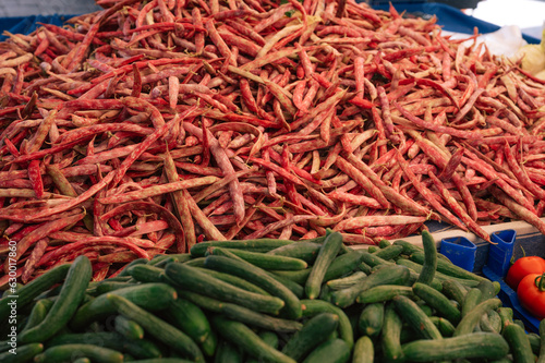 Red Beans sale in the tradi...