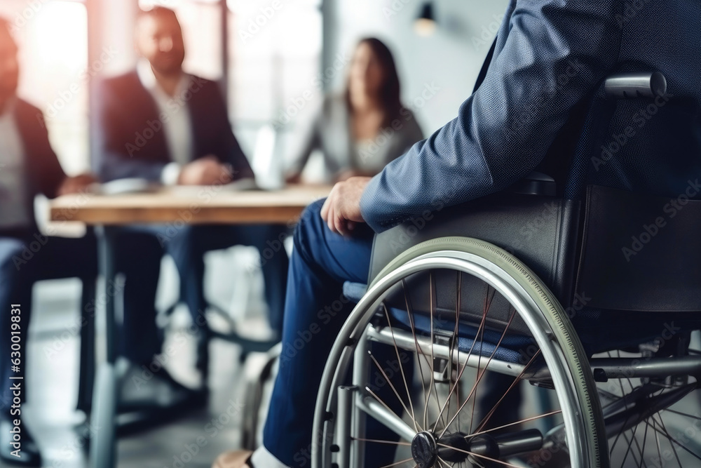 Wheelchair User and Team Wheelchair User and Team