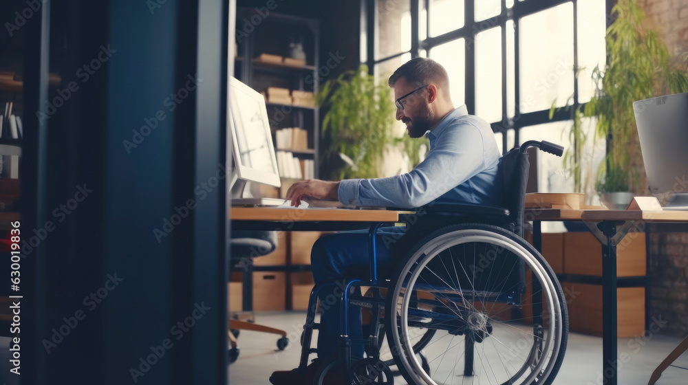 Empowered Disabled Employee Empowered Disabled Employee