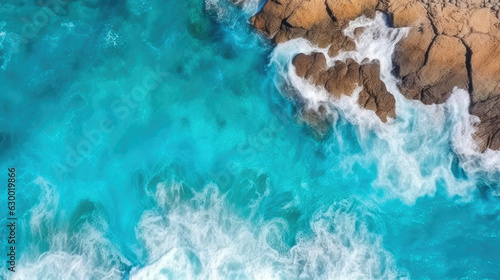 Ocean Serenity: A Captivating Aerial View