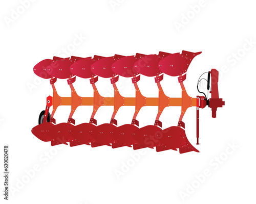 Hydraulic Reversible Plough Agriculture vactor