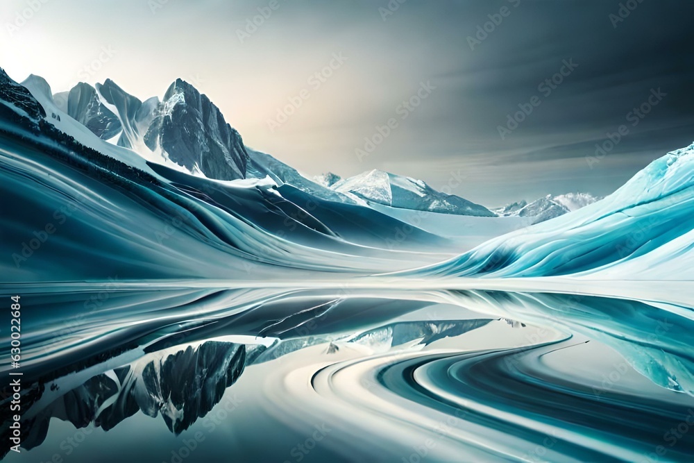 snow covered mountains, sun riseing,cloud,river snow covered mountains, sun riseing,cloud,river