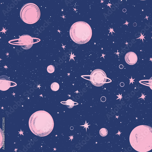 Seamless Colorful Galaxy Pattern.

Seamless pattern of Galaxy in colorful style. Add color to your digital project with our pattern!