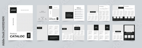 Modern Product catalog template design or fashion catalog or company catalog layout design 16 Pages 