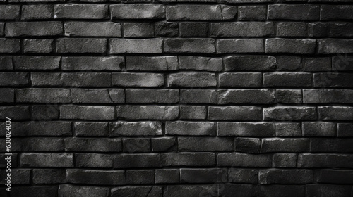 Black Brickwork Background