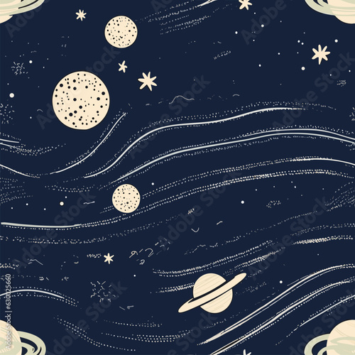 Seamless Colorful Galaxy Pattern.

Seamless pattern of Galaxy in colorful style. Add color to your digital project with our pattern!