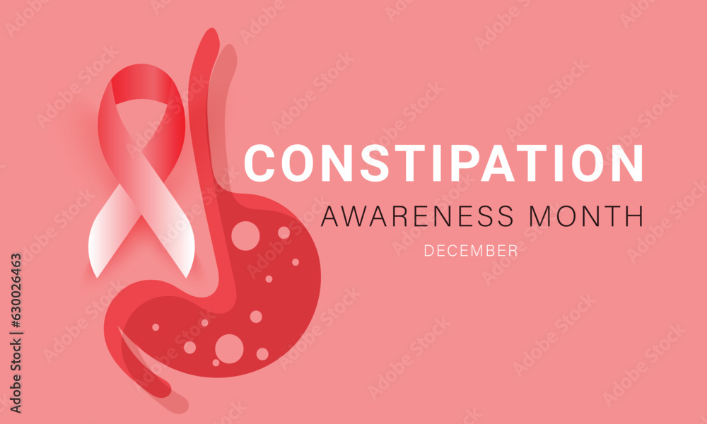 Constipation awareness month. background, banner, card, poster, template. Vector illustration. Constipation awareness month. background, banner, card, poster, template. Vector illustration.