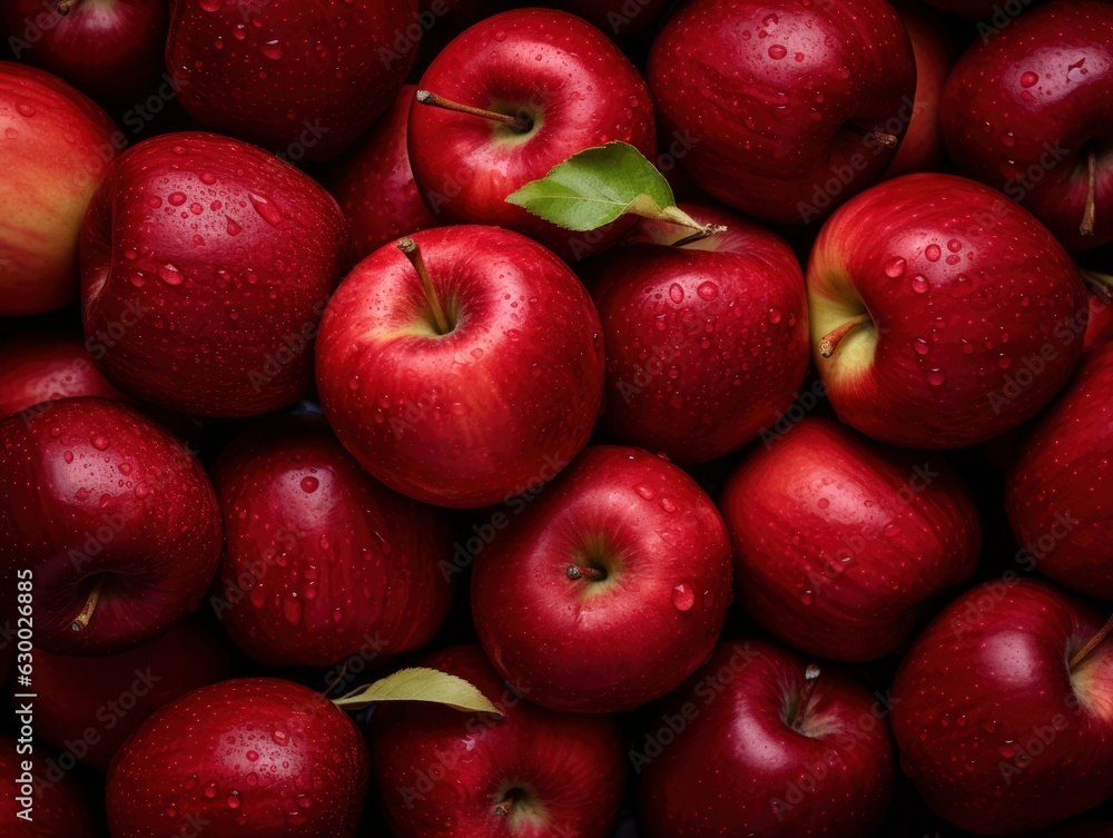 Photo fresh ripe red apples as background top view of natural apples
Photo fresh ripe red apples as background top view of natural apples