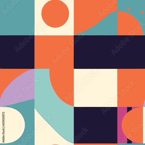 Seamless Colorful Abstract Pattern. Seamless pattern of Abstract in colorful style. Add color to your digital project with our pattern!