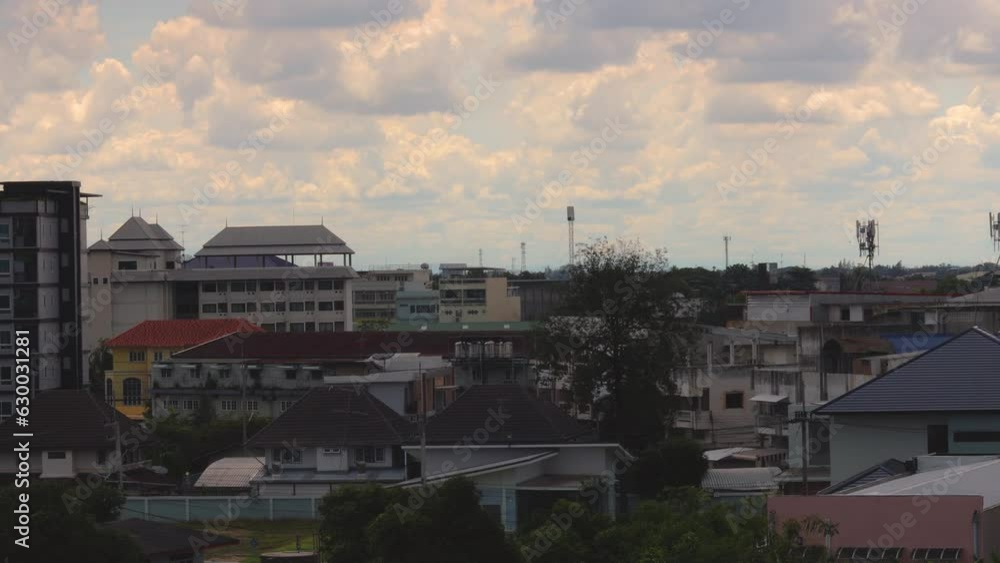 Timelapse city sky in Timelapse city sky on tall buildings During the daytime in Thailand.in Thailand. Timelapse city sky in Timelapse city sky on tall buildings During the daytime in Thailand.in Thailand.