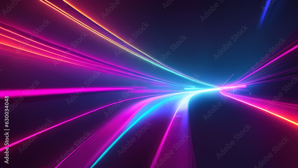 Futuristic high speed blue pink beam ray neon light Futuristic high speed blue pink beam ray neon light