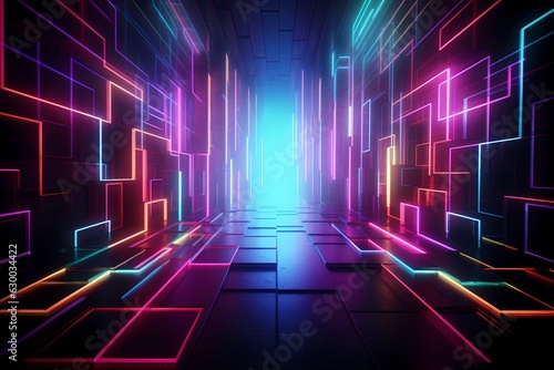 Modern Neon background