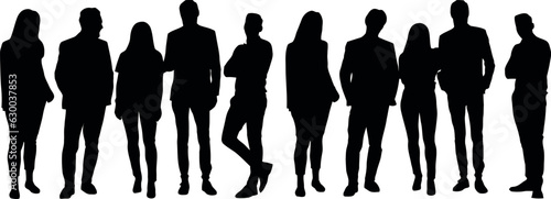 Community and People Vector Illustrations Celebrating Diversity. This vector set features 10 silhouette illustrations of people of different ages, genders, ethnicities, and lifestyles