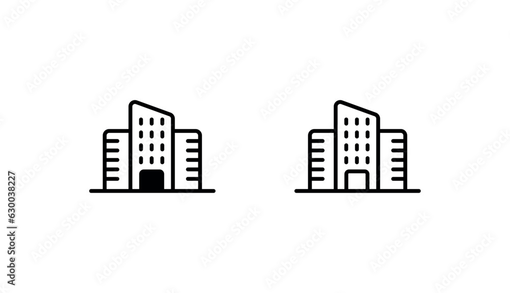 Buildling icon design with white background stock illustration Buildling icon design with white background stock illustration