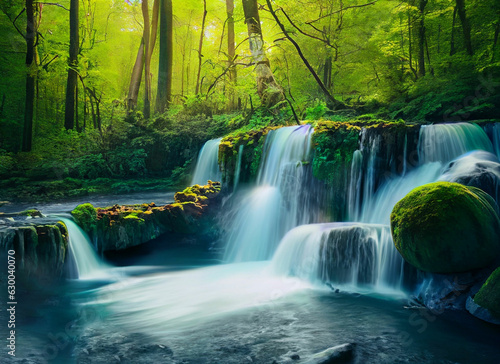 waterfall in the forest