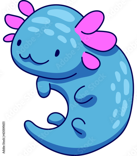 Axolotl Cute Kawaii Character