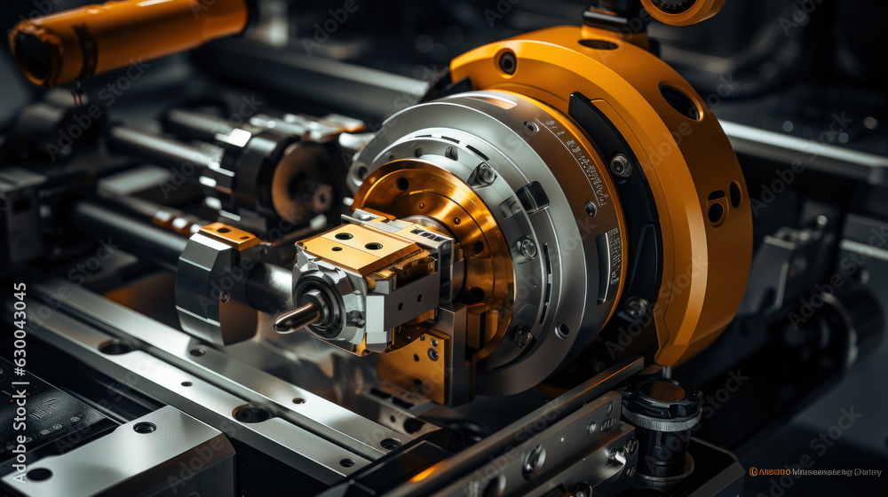 Precision in Motion: CNC Turning Machine Revealed. Generative AI Precision in Motion: CNC Turning Machine Revealed. Generative AI