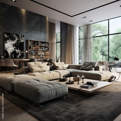 modern living room © Textures & Patterns
