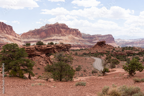 Scenic overlook at Capitol Reef National Park 