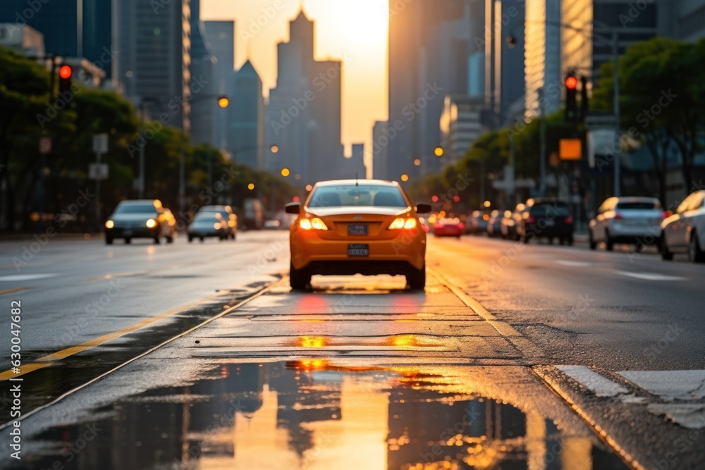 empty asphalt road and city skyline with sunset tower in shanghai empty asphalt road and city skyline with sunset tower in shanghai