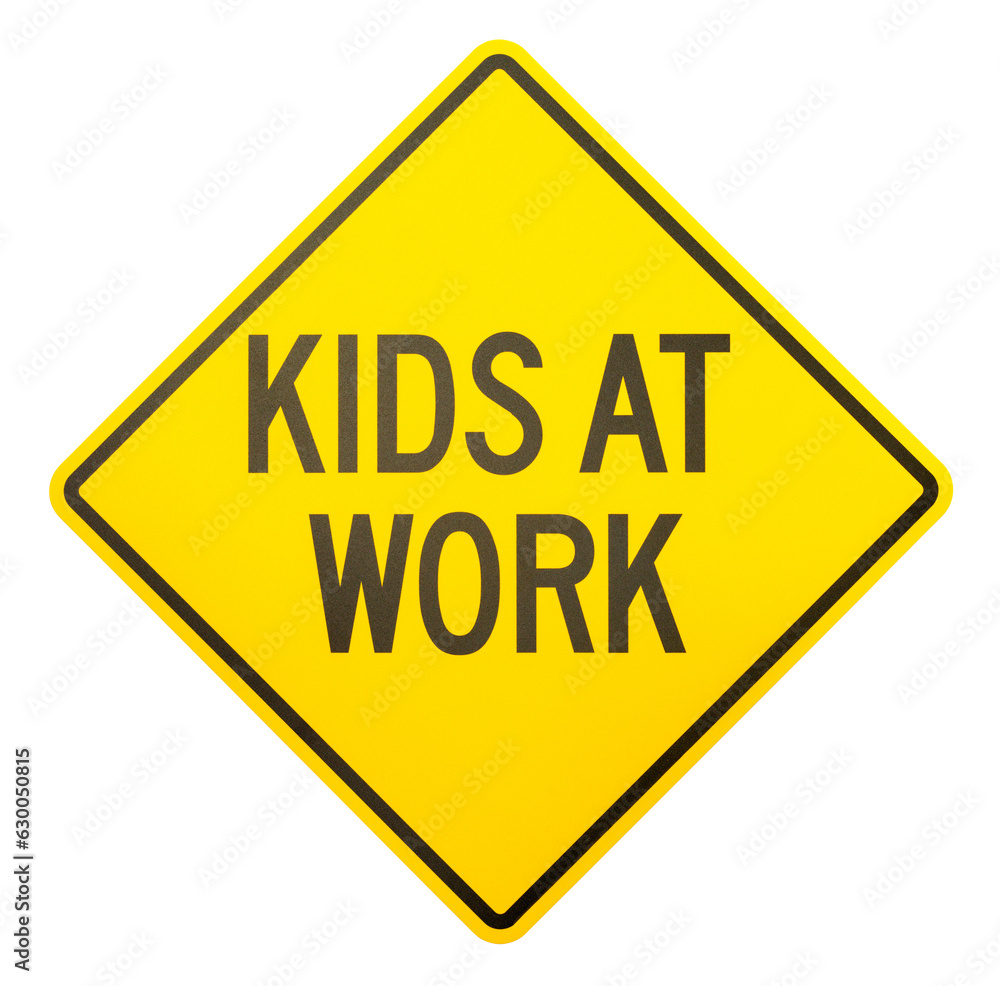Kids At Work Sign Kids At Work Sign