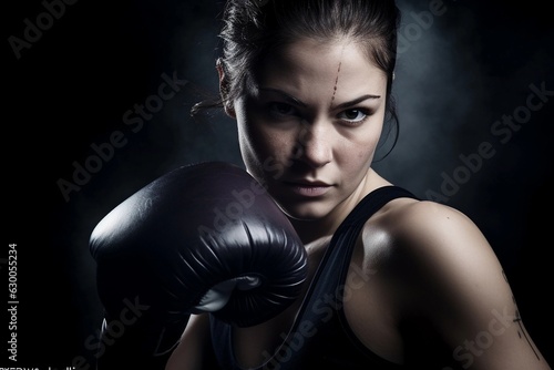 woman with boxing gloves © Lucas