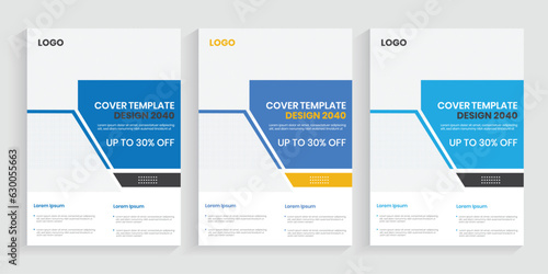 Best a4 company brochure cover vector portfolio template, modern presentation style annual report vertical background, corporate identity modern brochure mockup editable bundle