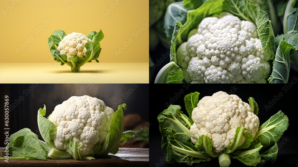 cauliflower on a wooden table cauliflower on a wooden table