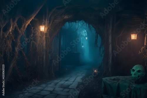 Get lost in the haunted maze, where eerie surprises lurk around every corner