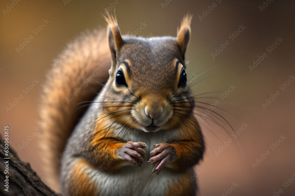 Obraz premium squirrel in the park