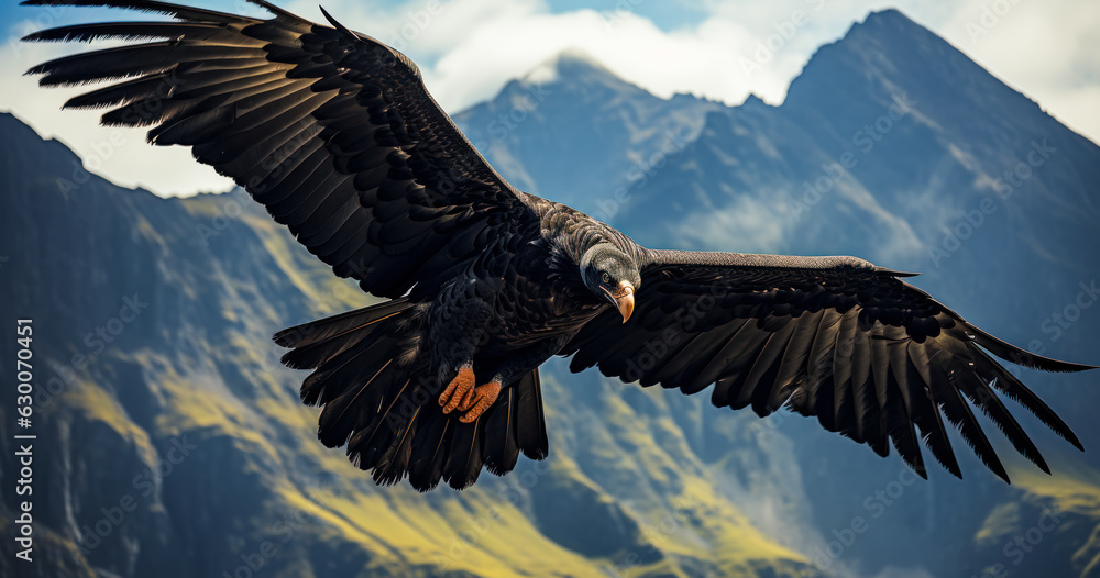 Awe-Inspiring Andean Condor in the Wild Awe-Inspiring Andean Condor in the Wild