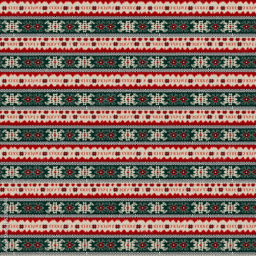 Christmas Sweater Digital Paper | Cozy Scandinavian Pattern