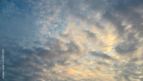 Nubes al atardecer