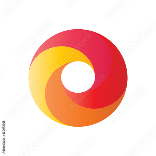 abstract colorful circle
