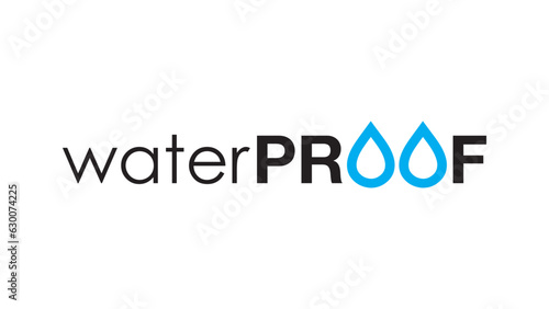Water proof logo, icon, symbol and mark design. Water logo. water drip icon for your business use.