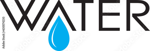 Water proof logo, icon, symbol and mark design. Water logo. water drip icon for your business use.