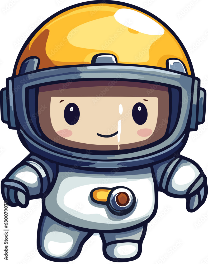 Astronaut space vector illustration cartoon