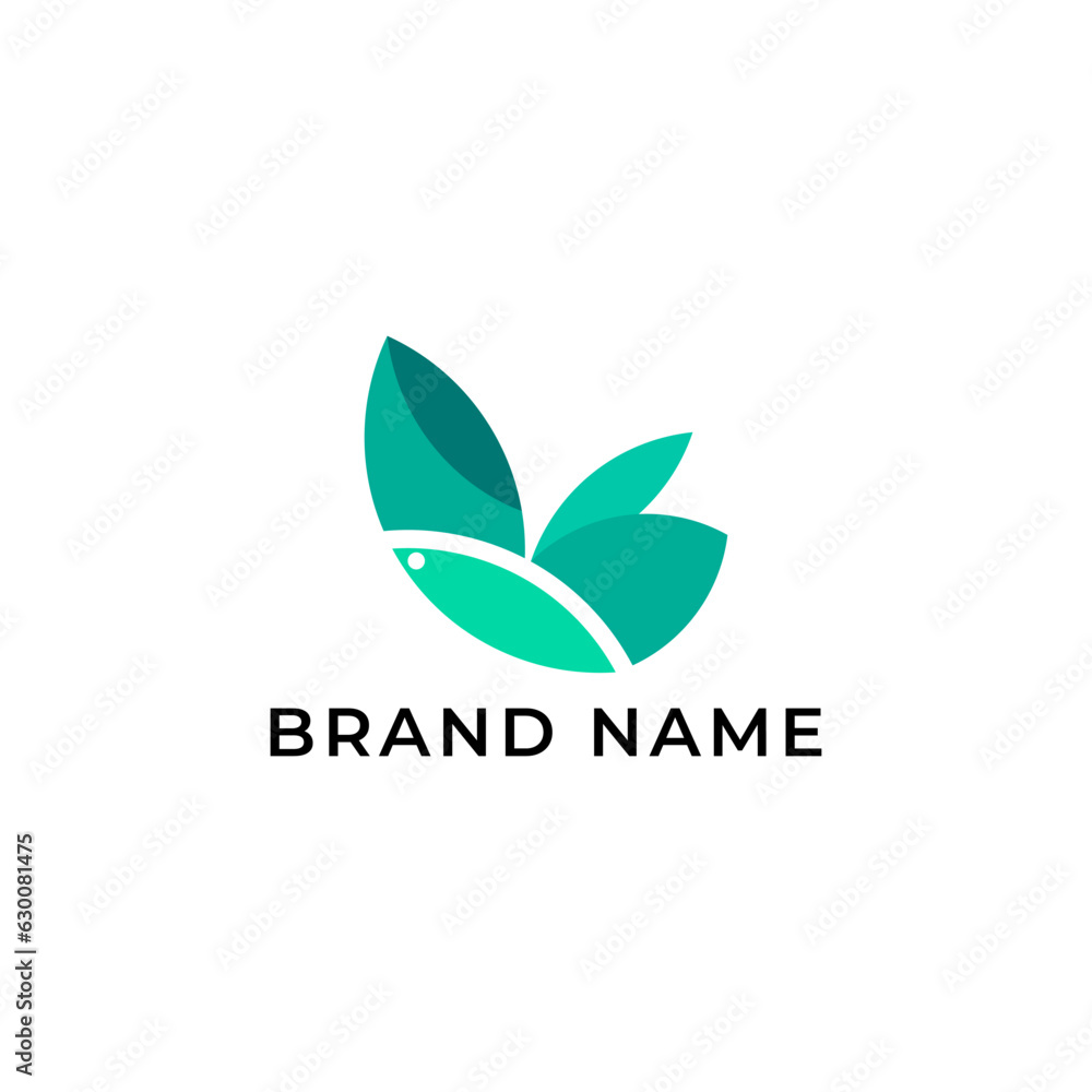 ILLUSTRATION ABSTRACT GEOMETRIC LEAF NATURE. ECO ELEMENT LOGO ICON DESIGN VECTOR FOR YOUR BRAND, BUSINESS ILLUSTRATION ABSTRACT GEOMETRIC LEAF NATURE. ECO ELEMENT LOGO ICON DESIGN VECTOR FOR YOUR BRAND, BUSINESS