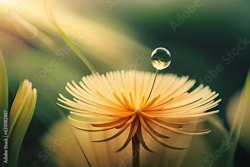 yellow dandelion flower