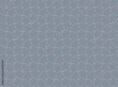 Circle abstract wave background stripe white and gray color and line. Geometric line