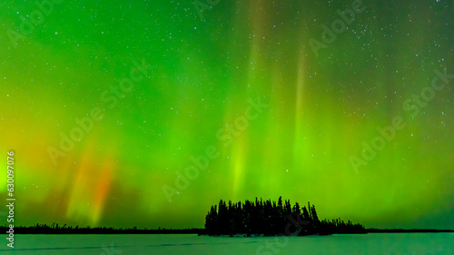 Aurora over Northern Manitoba